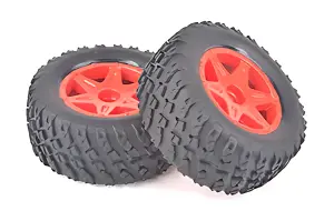 Spider Front Tyre & Wheel Set - Red