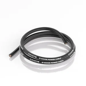 Cayote 13AWG Thin Wall Silicone Wire - 1M Black