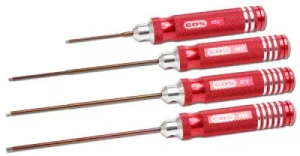 EDS Hex Driver Tool Set - .050 X 60mm, .063, .078, .093 X 120mm - 4 Pcs