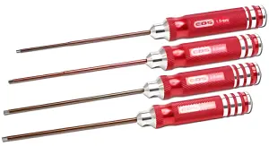 EDS Hex Driver Tool Set - 1.5 2.0 2.5 & 3.0 X 120mm - 4 Pieces