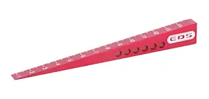 EDS Ride Height Gauge 0-15mm (Beveled)