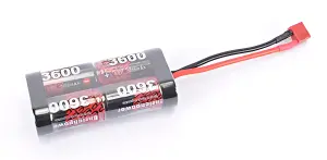 EP 4 Cell Pack - SC3600mAh - 4.8V NiMh - Deans