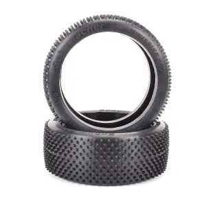 Schumacher Minispike 130 Large Scale Tyre - Yellow Compound - 1 Pair