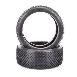 Schumacher Minispike 130 Large Scale Tyres - Silver - 1 Pair