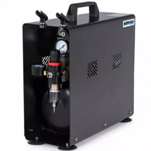 Hobbynox Airbrush Compressor 0.25HP 3.5L (0 - 6 Bar)