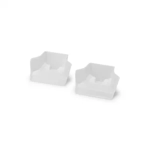 J Concepts MBX8/e S35-4 Evo Molded Front Wing White 2pc