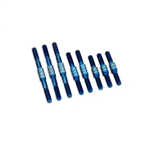 J Concepts RC10 Classic Fin Ti Turnbuckle Set - Blue - 7pcs