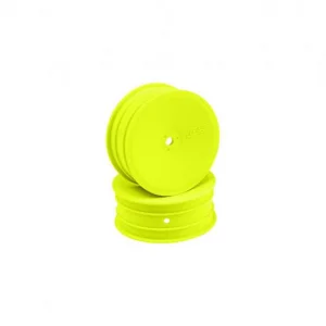 JConcepts Mono 2WD Front 1:10 Buggy Wheels - Yellow (4)