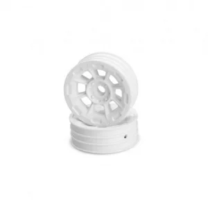 Hazard-1.9 RC10 Front Wheel-White