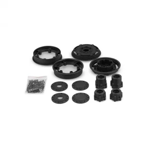 Tribute Transport-2.4 MT wheel&adaptors (Black) 2pc