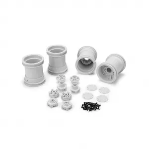 J Concepts Tribute BX Wheel White 4pc (Fits - 4146 Renegade)
