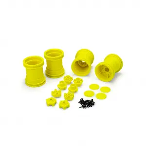 J Concepts Tribute BX Wheel Yellow 4pc (Fits - 4146 Renegade)