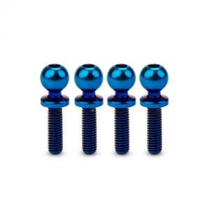 J Concepts JCI 5.5 x 10mm Revolved Ti Ball-Stud Blue 4pc
