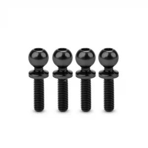 J Concepts JCI 5.5 x 10mm Revolved Ti Ball-Stud Black 4pc