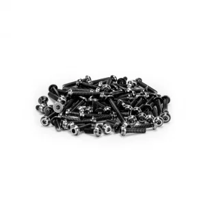 J Concepts RC10B7/D Titanium Top Hat Screw Set Upper Black