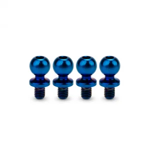 J Concepts JCI 5.5 x 4mm Revolved Ti Ball-Stud Blue 4pc