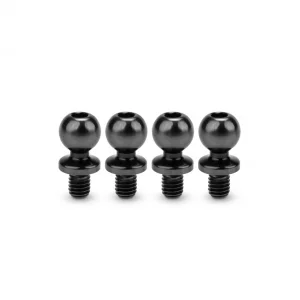 J Concepts JCI 5.5 x 4mm Revolved Ti Ball-Stud Black 4pc