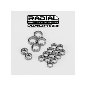 J Concepts RC10B7 Radial Ceramic Primary Bearing Set - 18pc
