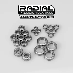 J Concepts TLR 22X DC | 22X AC Radial NMB Bearing Set 24pc