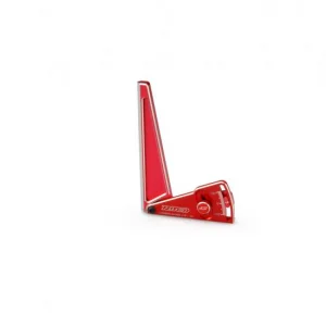 RM2 Alloy Camber Gauge, 120mm - Red (Fits-1:8)