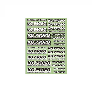 KO Decal Black/White