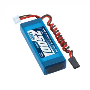 LRP LiPo 2500mAh 7.4v Receiver Pack - 2/3A Straight - 7.4V