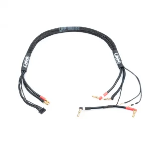 LRP 2 x 2S Charging Cable - 60cm - 4mm & XH 4/5mm + 2mm Balance