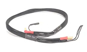 Charge Lead XH2S Balance Port - Black - 600mm