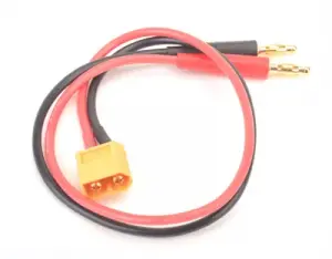 Banana to XT60 - 16AWG - 300mm - 1pc