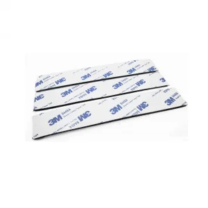 MR33 Black Velcro Tape - 3M Adhesive - 3 Strips 25 x 150mm