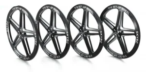 Sky 1:10 Set Up Wheels - Black (4)