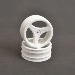 Front Wheels; White 3 Spoke CAT