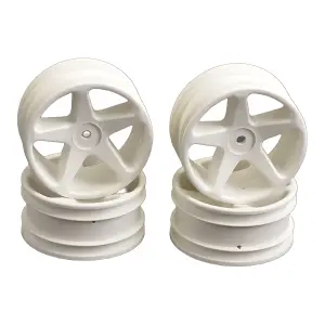 SST 5 Spoke 25mm Wide O/S White