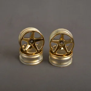 Wheel; 5 sp 25mm +5mm - Gold (2) (4)