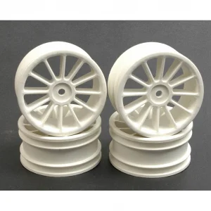 Wheel; 12 spoke 25mm - White (4)