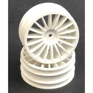 Wheel; Front - White 18 Spoke - GTR (2)