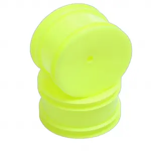 Schumacher CAT 1:10 Buggy Rear Wheels - Pin Fitting - Yellow (2)