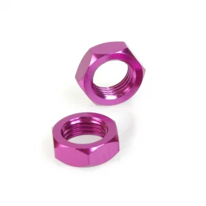 Wheel Nut; 1:8 Purple Alloy (2)