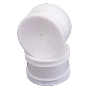 Schumacher 1:10 Buggy Rear Wheel - Flexible White - Pin Fitting (2)