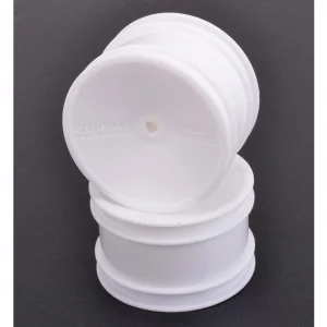 Schumacher 1:10 Buggy Rear Wheel - Flexible White - Pin Fitting (2)