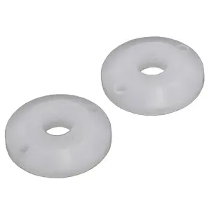 Small Bore Taper Piston 1.2mm - White - 1 Pair