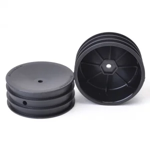 Schumacher Buggy 2WD Front Wheels - 12mm Hex - Black
