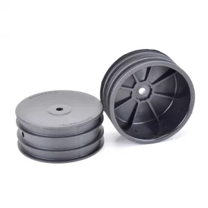 Schumacher Buggy 4WD Front Wheels - 12mm Hex - Black