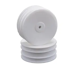 Schumacher Buggy 4WD Front Wheels - 12mm Hex - White