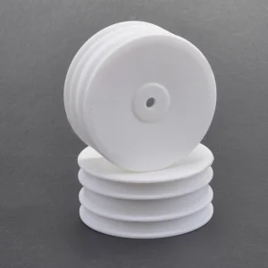Schumacher Buggy 4WD Front Wheels - 12mm Hex - White