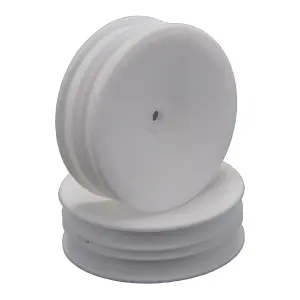 Schumacher Slim 2WD Front Hex Buggy Wheel - White (2)