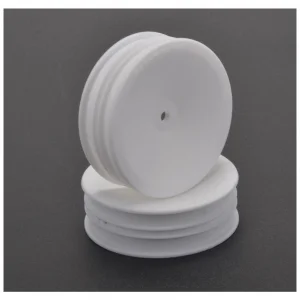 Schumacher Slim 2WD Front Hex Buggy Wheel - White (2)