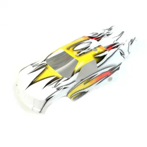 Bodyshell & Decal; Yellow/Red - Manic