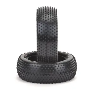 Schumacher Mini Pin 4WD Front Buggy Tyres - Blue - 1 Pair