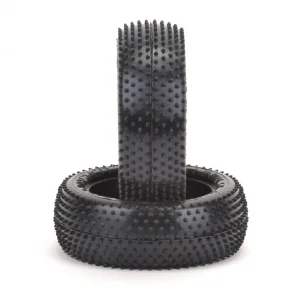 Schumacher Mini Pin 4WD Front Buggy Tyres - Blue - 1 Pair